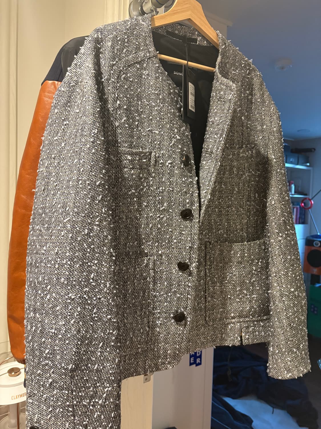 송지오 옴므 트위드 자켓 상품이미지3