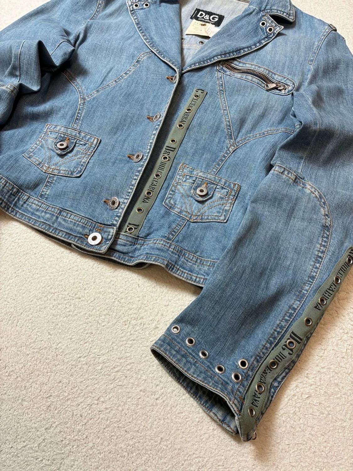 돌체앤가바나 00's 유틸리티 락펑크 데님 자켓 PN7133 상품이미지4