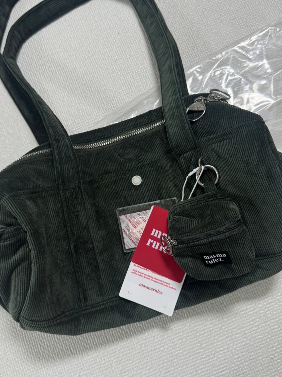 마스마룰즈 튜비 롤 백 그린 새상품 (78000원) 상품이미지5