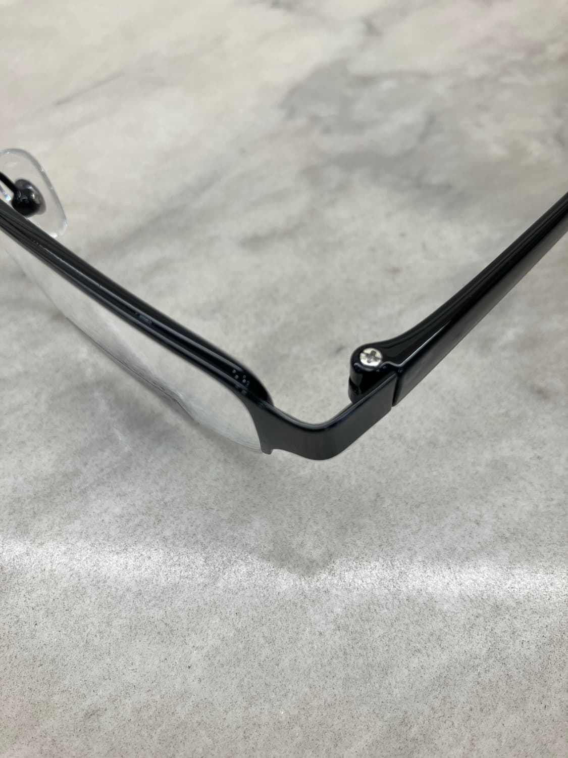 카라 KARRA 블랙 스퀘어 반무테 안경2 상품이미지2