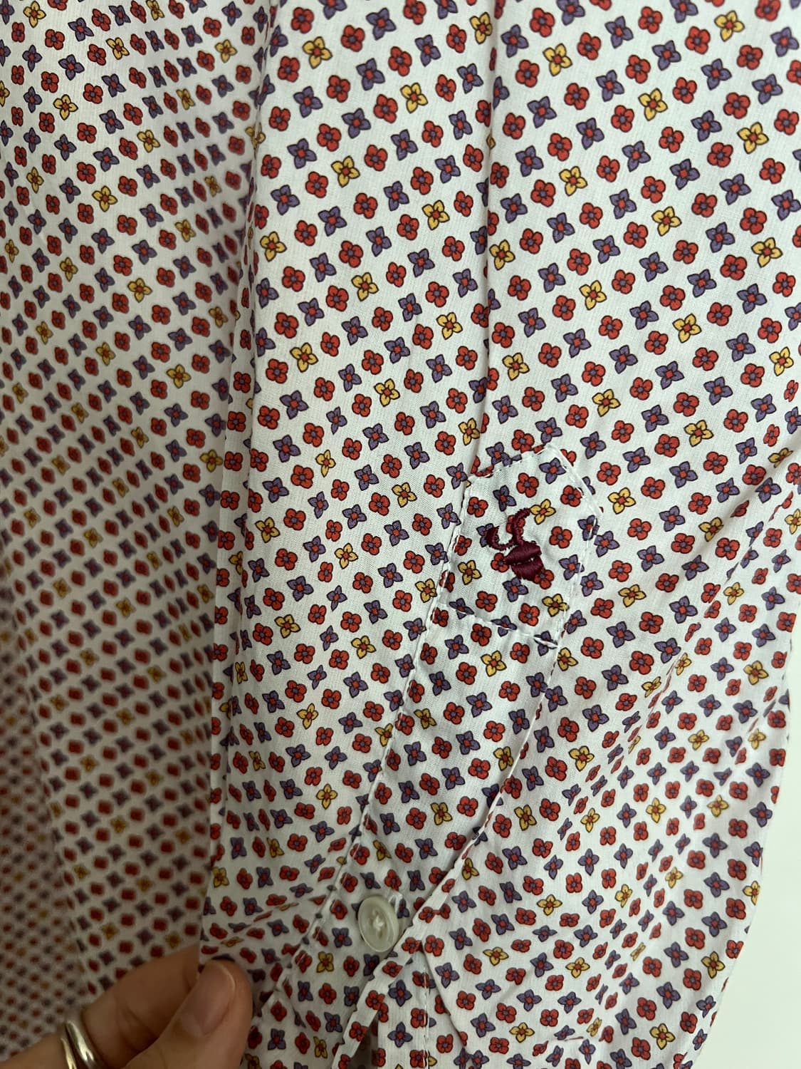 Glanshirt by Slowear Micro-Pattern Shirt 상품이미지2