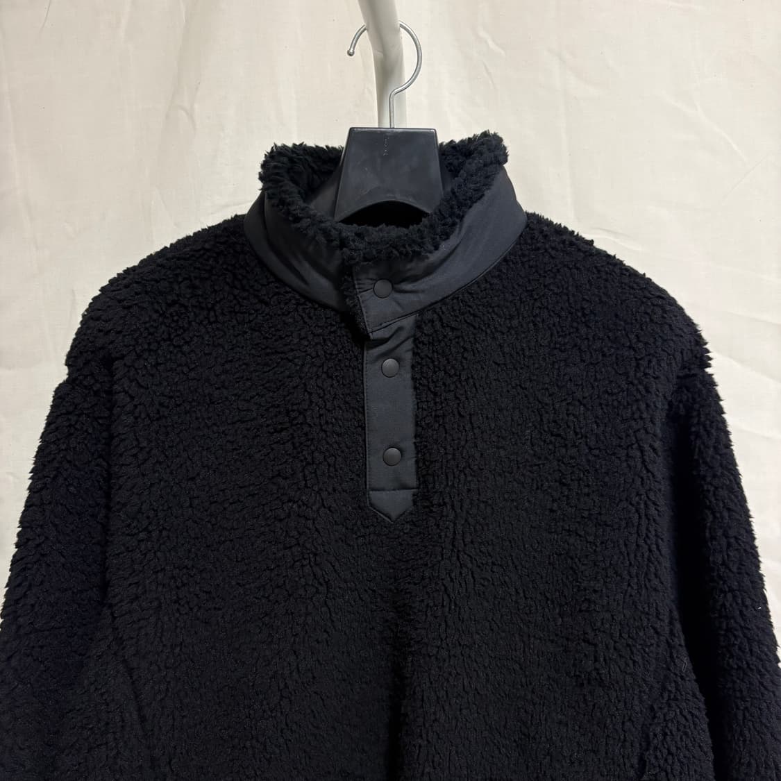 유니클로 X 화이트마운티니어링 후리스 스냅 풀오버 / 블랙, M 상품이미지2