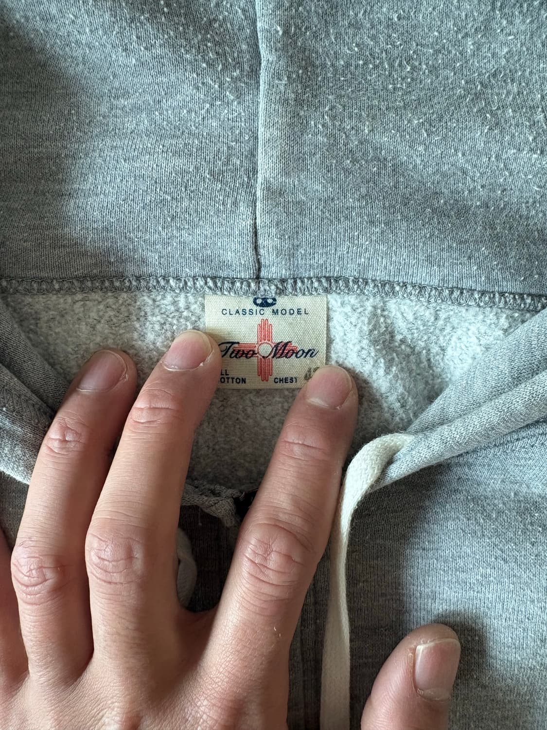 (42) two moon 후드 집업 상품이미지2