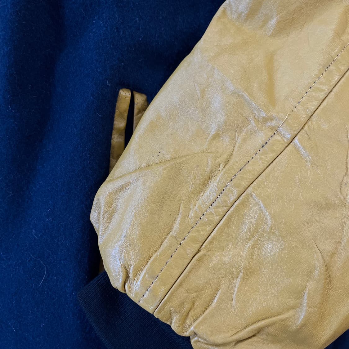 빈티지 윙스타 캐나다 제조 레더 바시티 자켓 상품이미지9