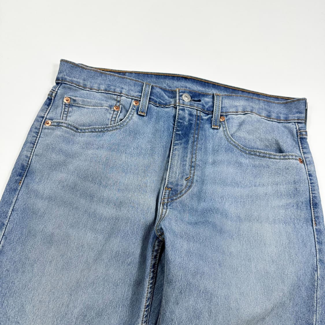 리바이스 502 오리지널 연청 데님 팬츠 (32인치) 상품이미지4
