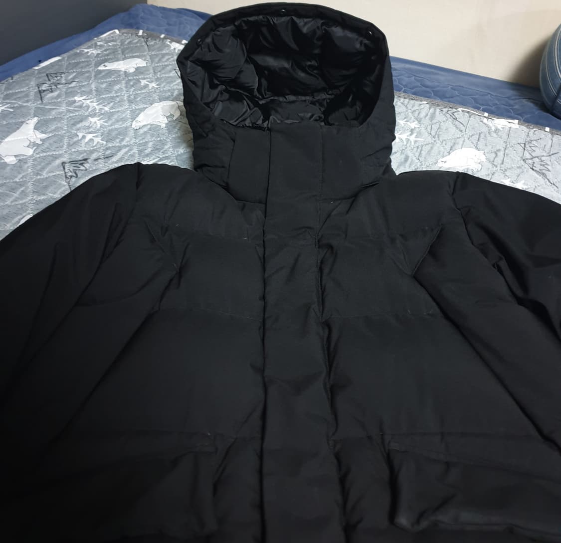 LANEBY 거위털 롱패딩 블랙 (95) 상품이미지2