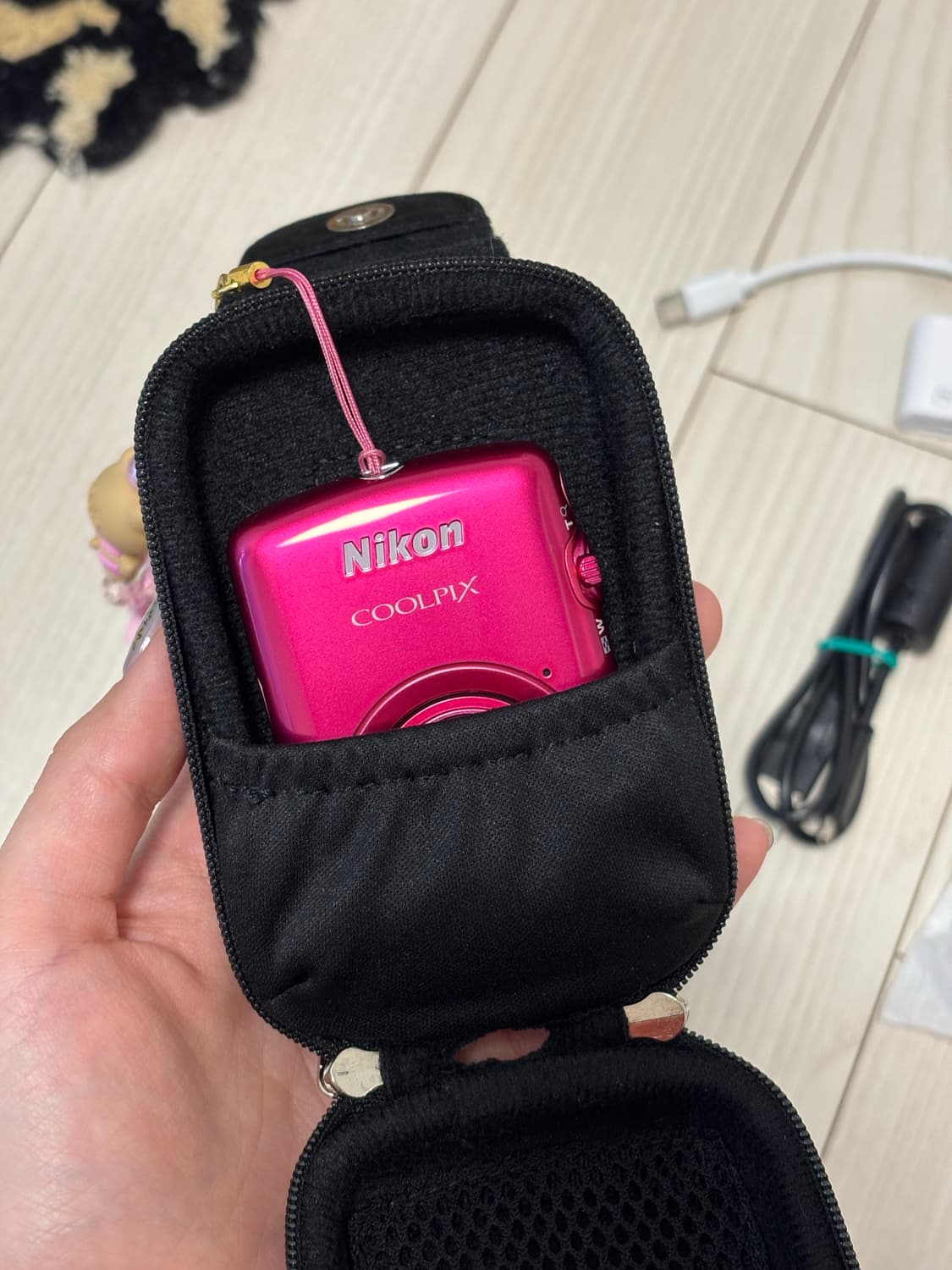 니콘 쿨픽스s01 핑크 디지털카메라 상품이미지7