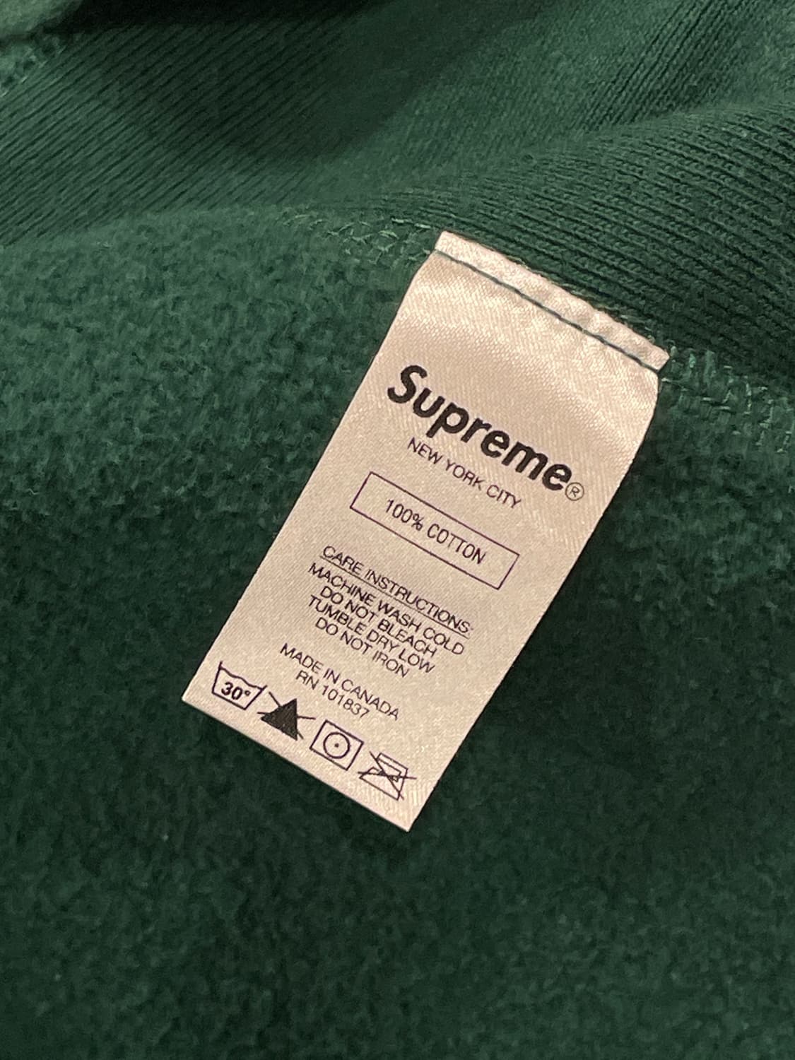 슈프림 2018 S 로고 후드티 L 상품이미지8