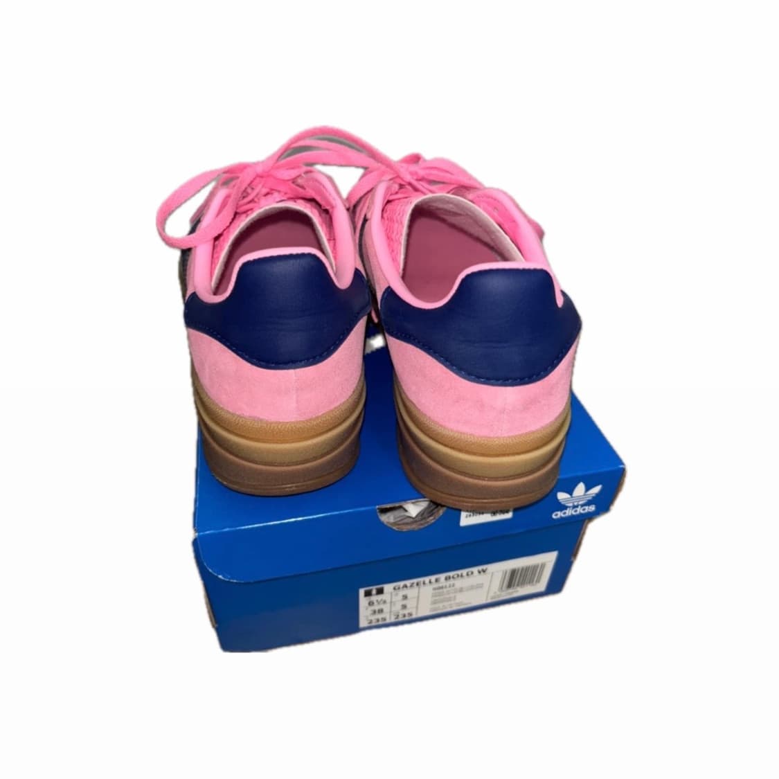 (W)235 아디다스 가젤 볼드 핑크 글로우 빅토리 블루 상품이미지2