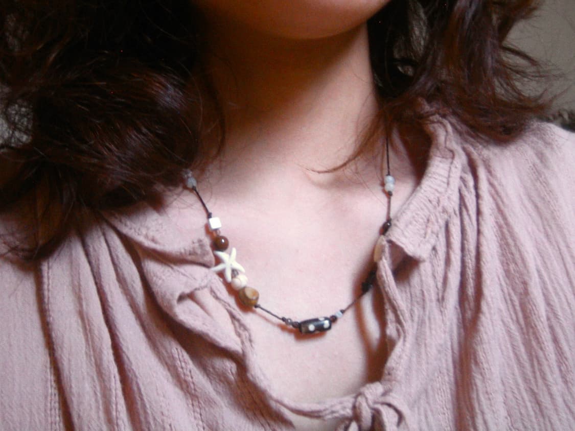 Late summer theme necklace 핸드메이드 목걸이 상품이미지3