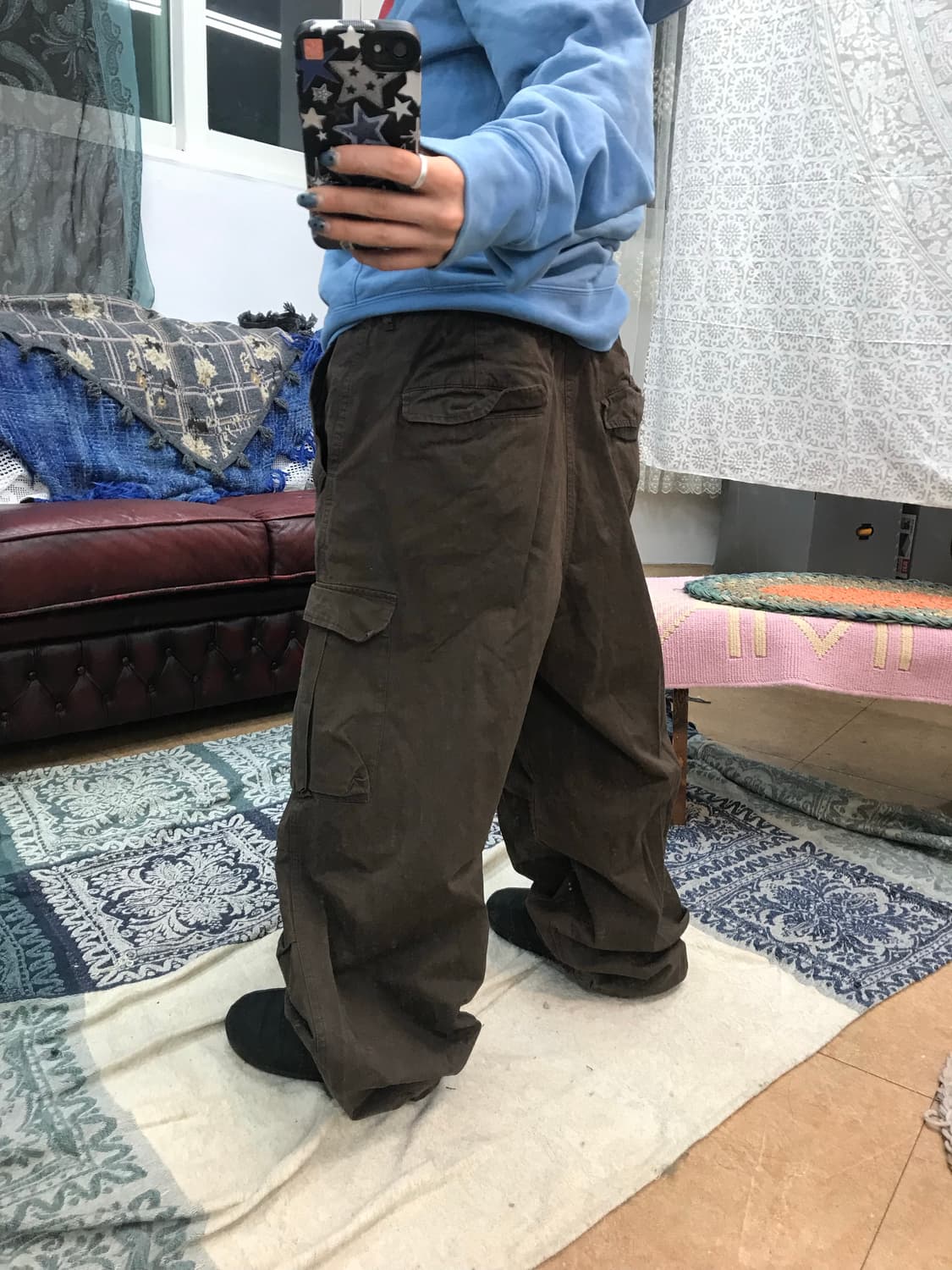 빈티지 포켓 밴딩 카고팬츠  상품이미지2