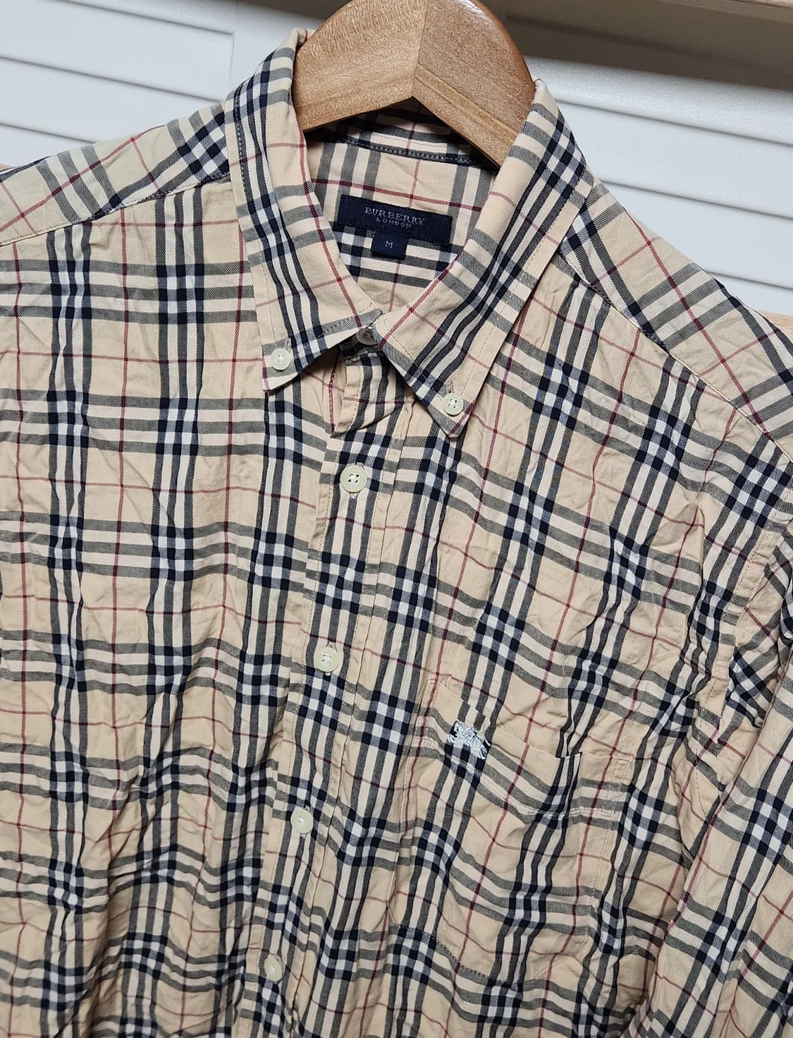 런던 버버리 체크 셔츠 상품이미지2