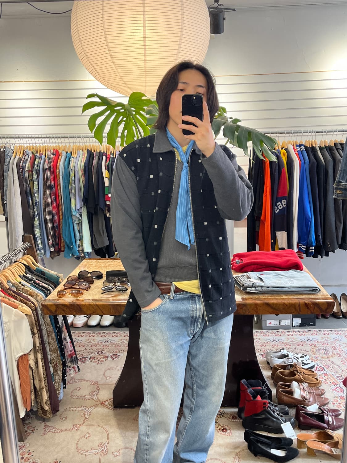 90s 리바이스 니트 자켓 상품이미지1