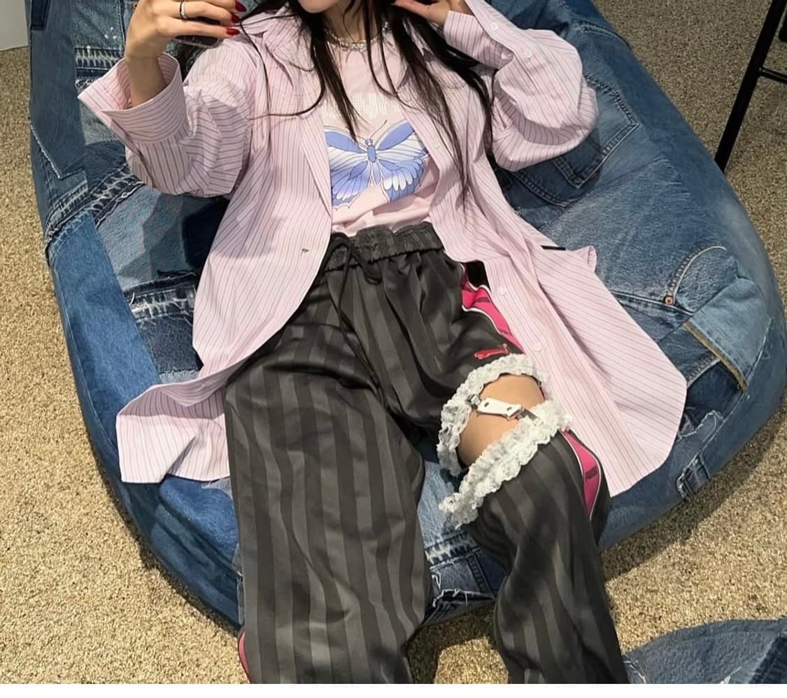 더미스테리어스호텔 스트라이프 셔츠 상품이미지4