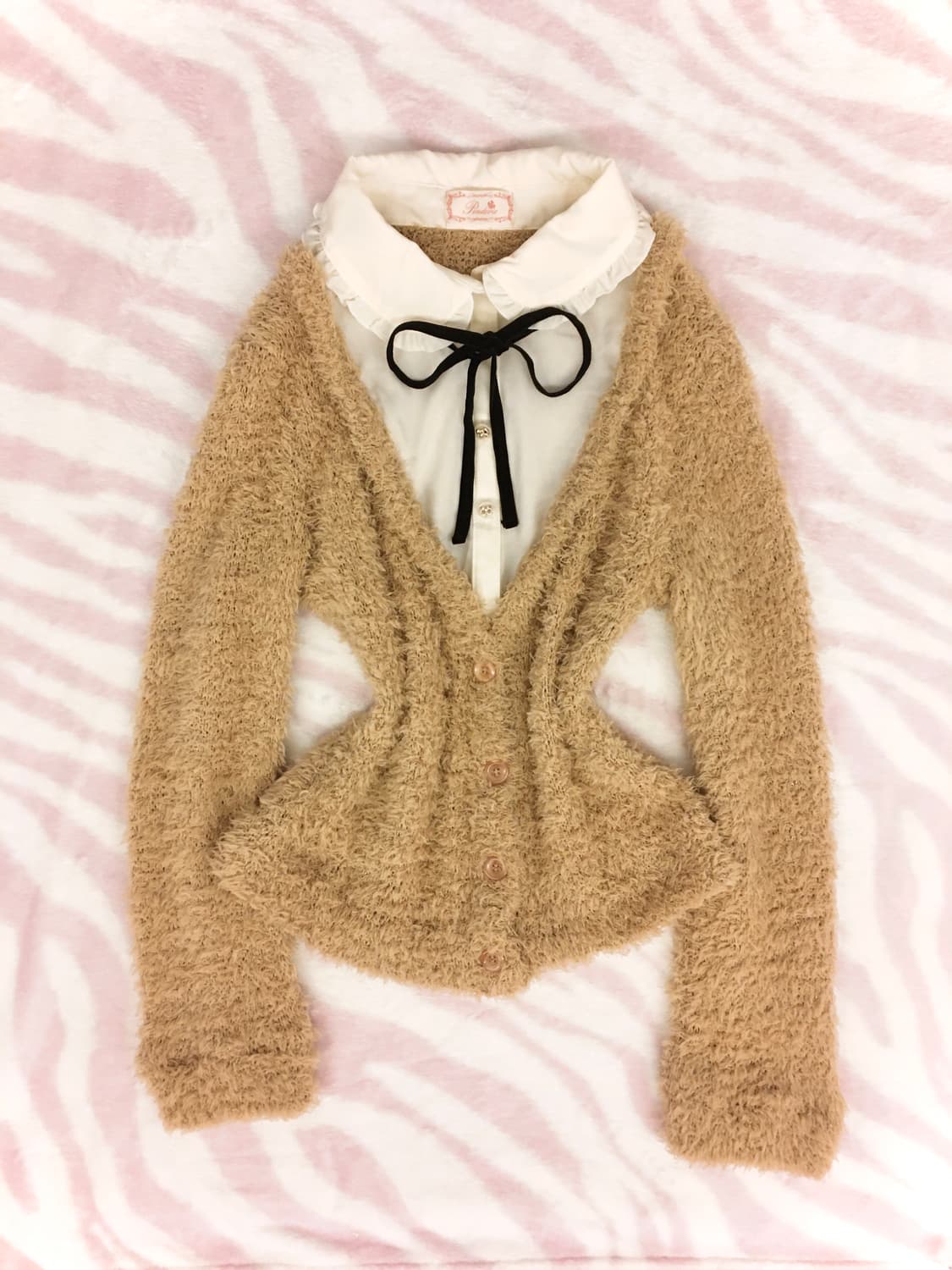 Penderie 라떼갸루 퍼 레이어드 로걀탑 포멀 상품이미지2