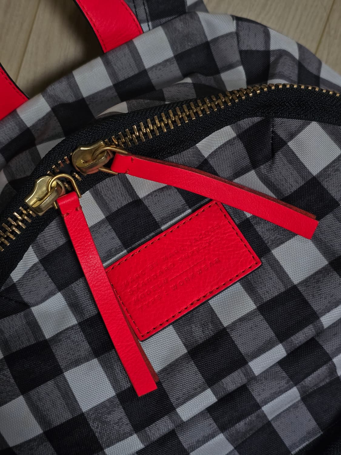 마크제이콥스 체크패턴 백팩 상품이미지3