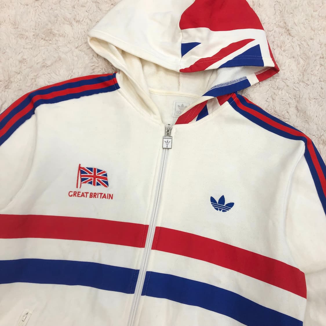 아디다스 신영국 파이어버드 져지 후드집업 상품이미지2