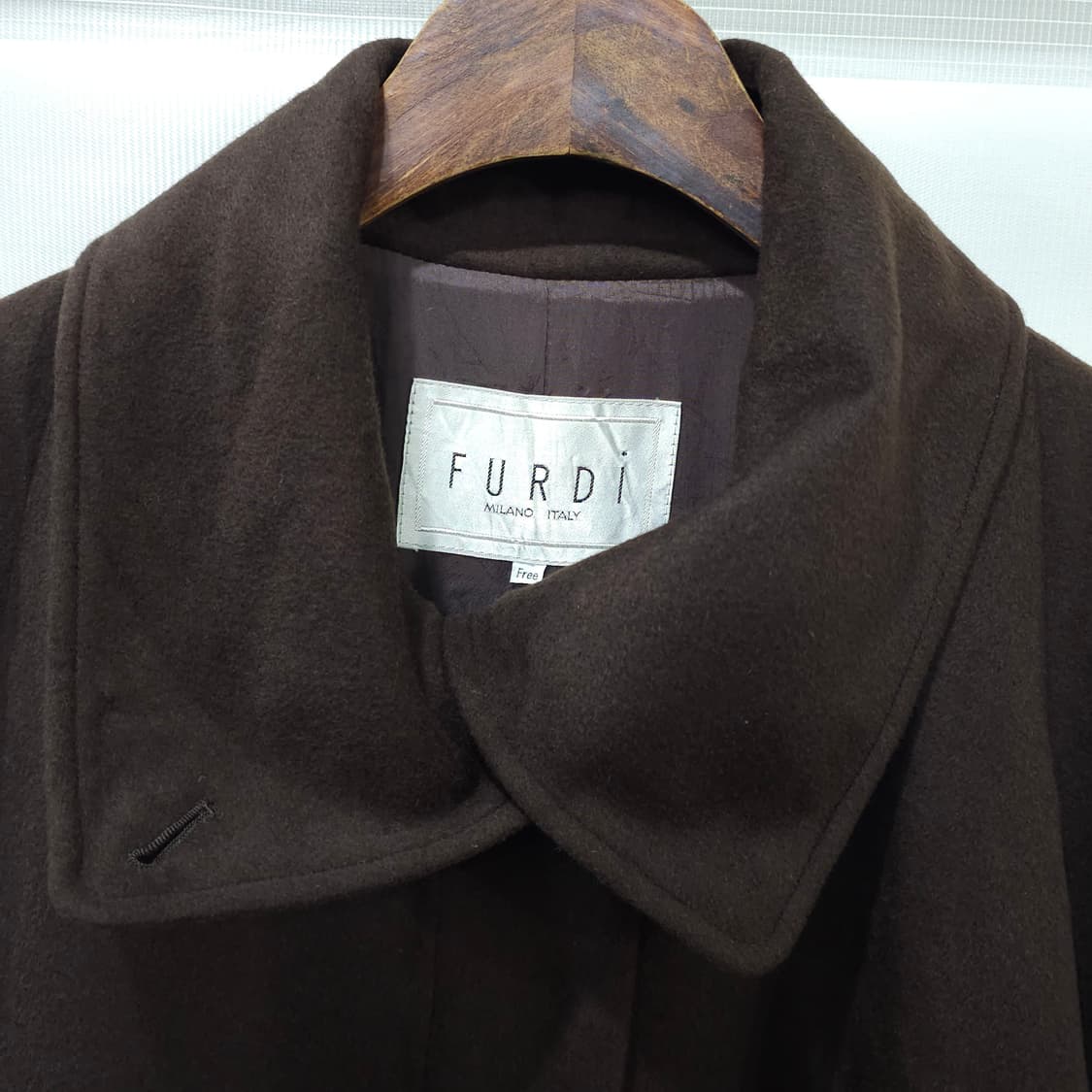 재팬 메이드 캐시미어100 싱글코트- 우먼프리 상품이미지8