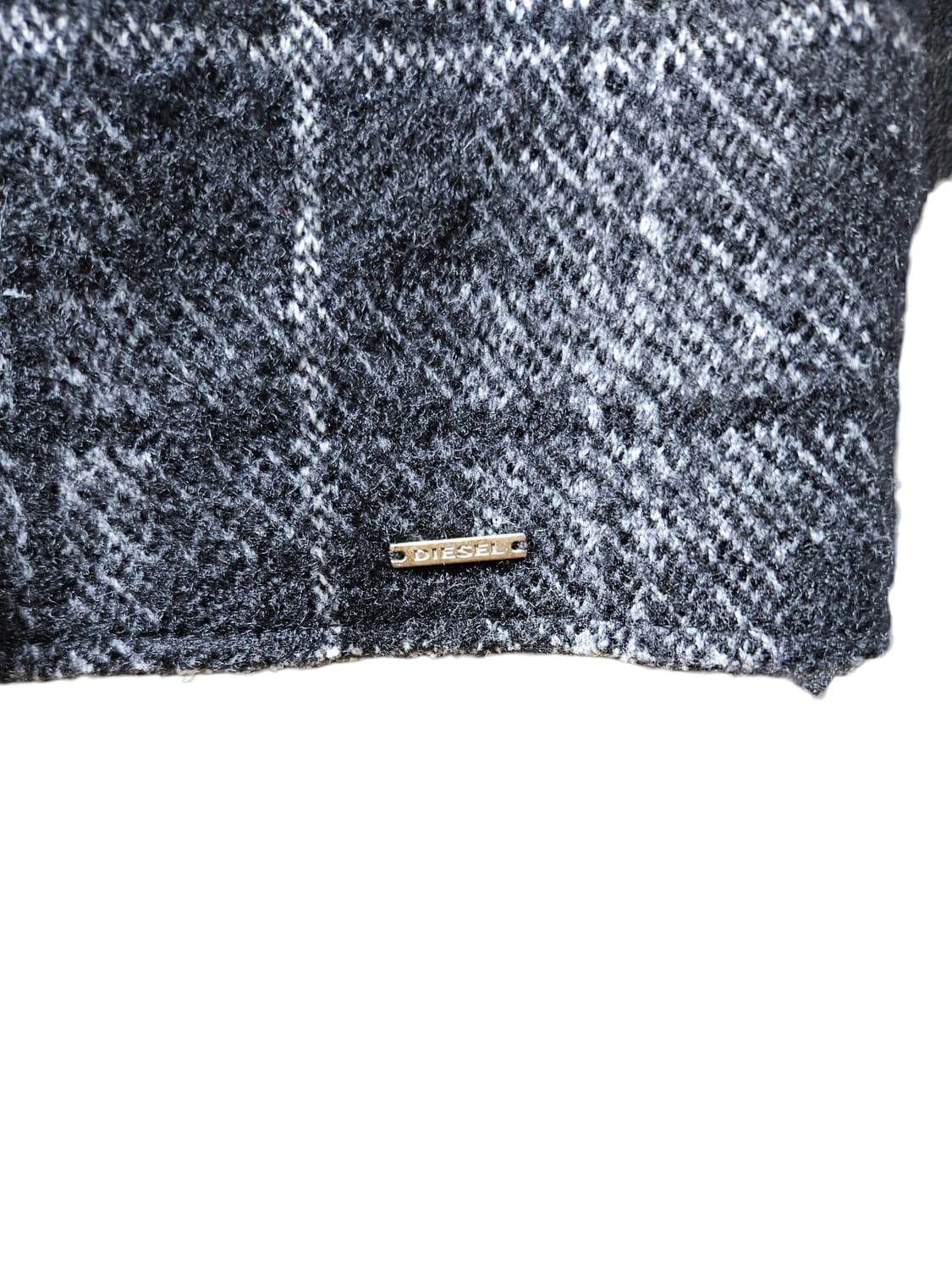 디젤 체크 더블 울코트 상품이미지6