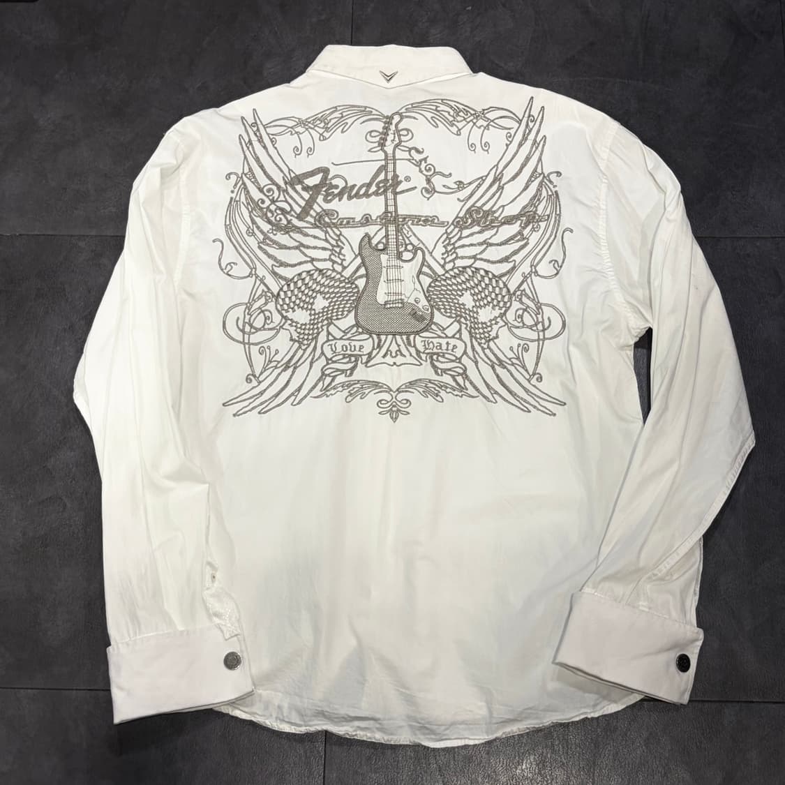 [IM] 펜더 커스텀샵 화이트 자수 셔츠 상품이미지6