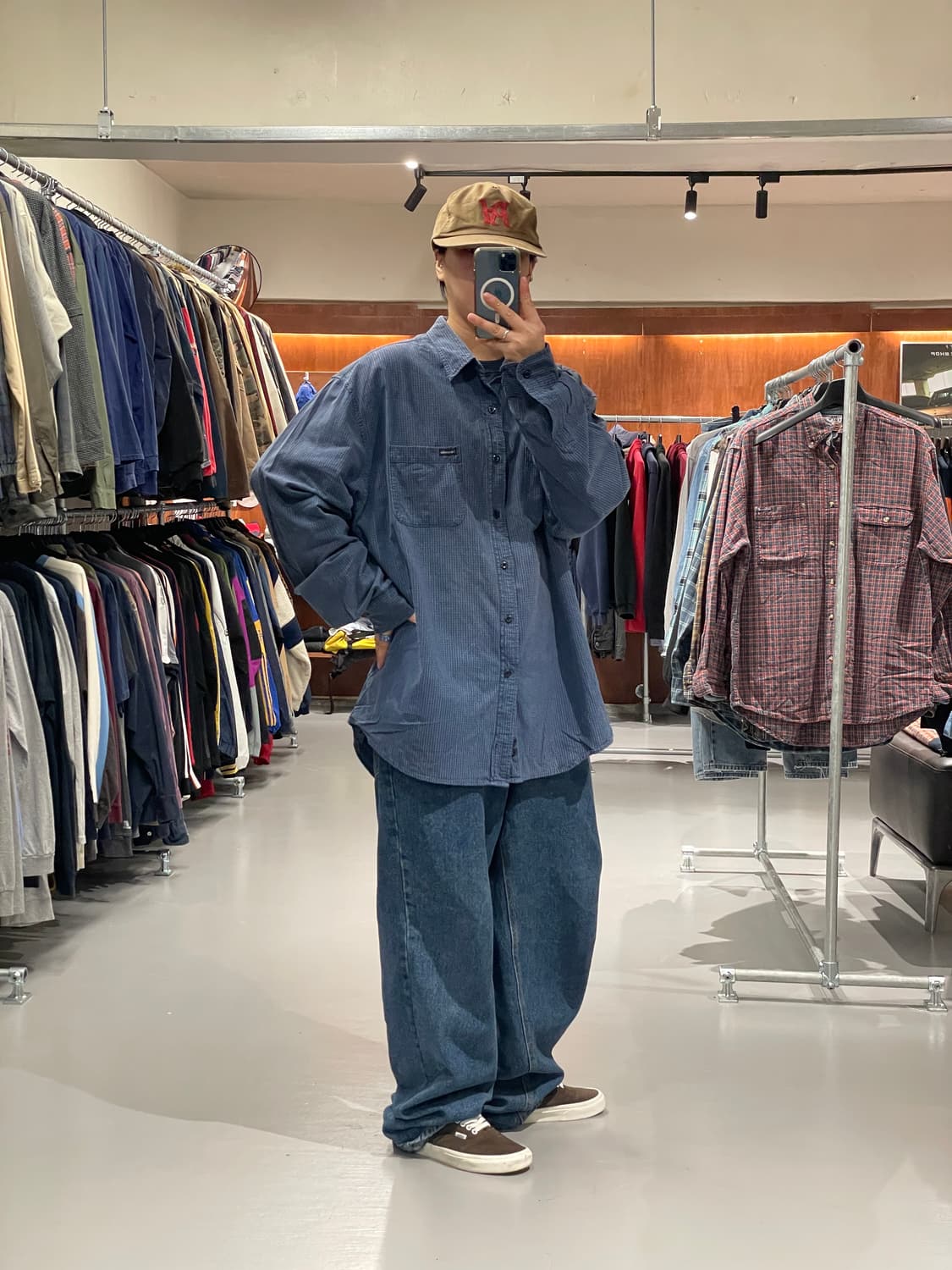 아베크롬비 체크 셔츠 상품이미지3