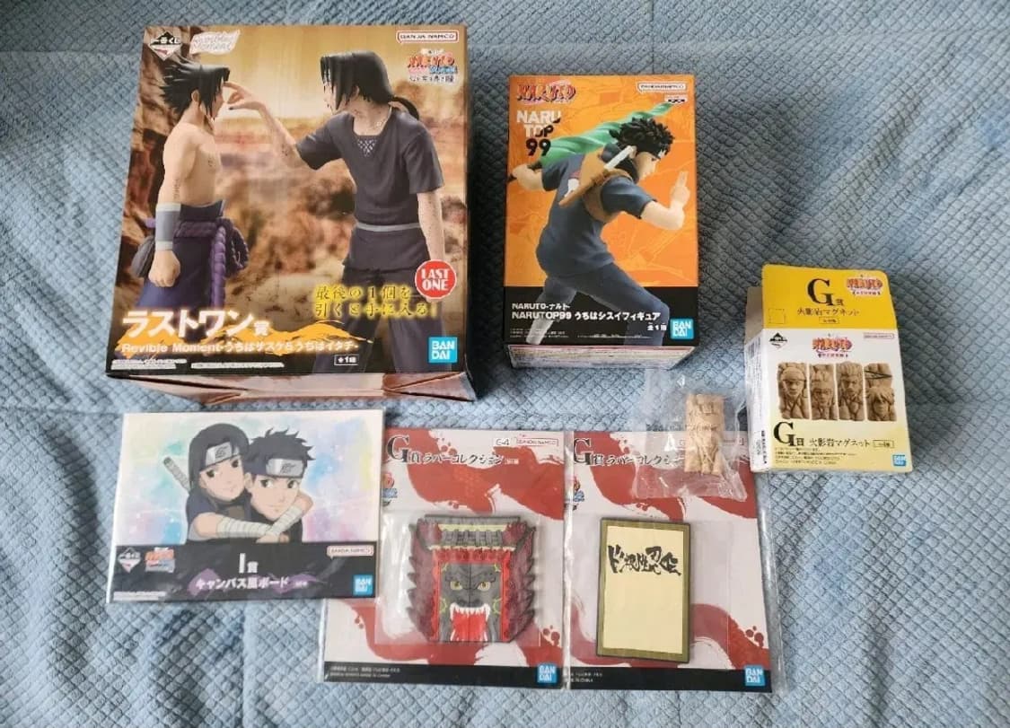 (미개봉) 제일복권 나루토 이타치 사스케 라스트원 +시스이 반다이 99 상품이미지1