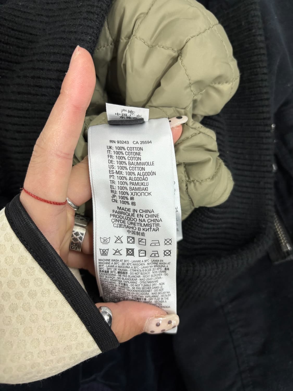 DIESEL crop bombeer jacket black  상품이미지8