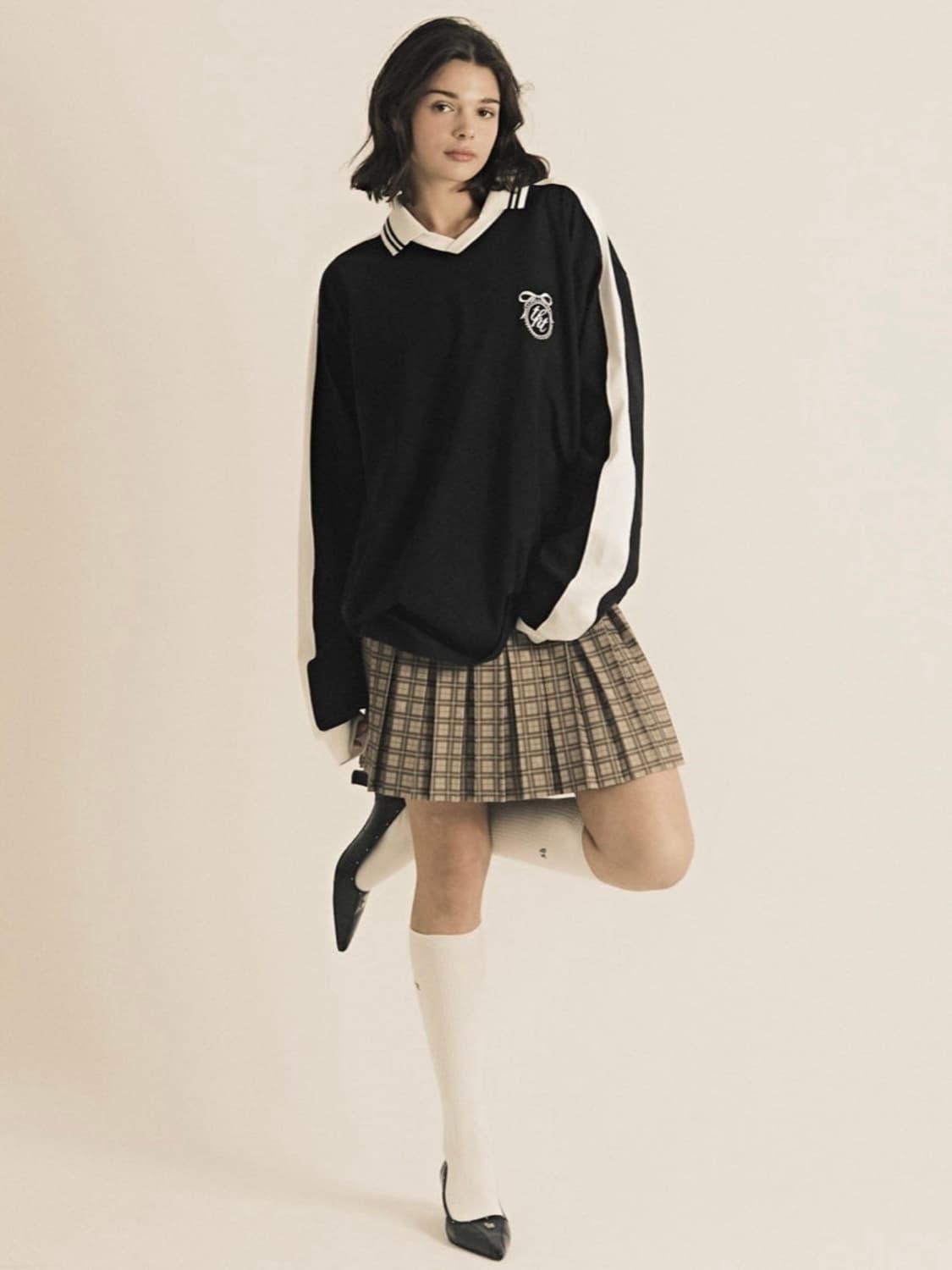 쓰리타임즈 jack sport tee black 상품이미지1