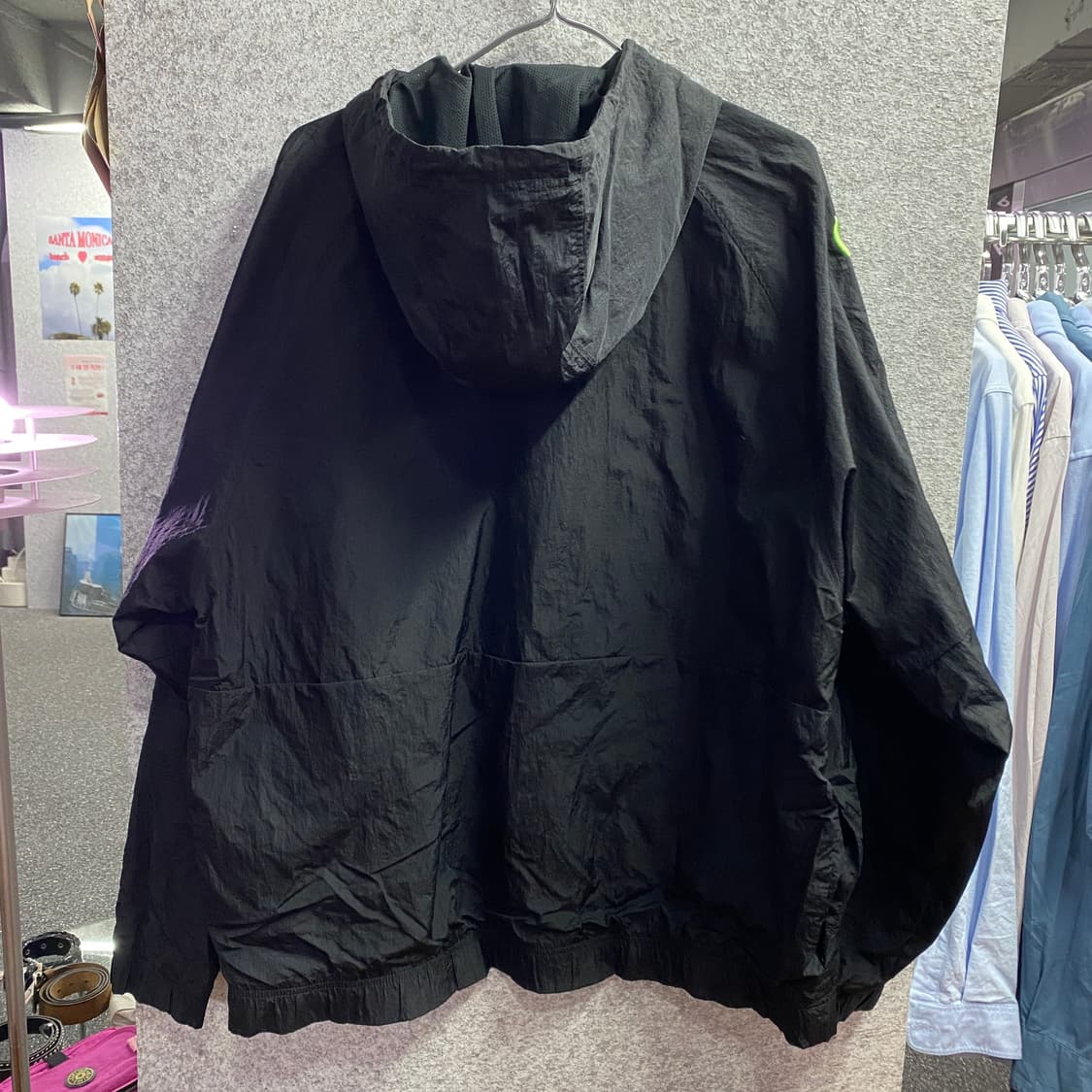 나이키 더블 스우시 박시핏 나일론  우븐 아노락 B3513 상품이미지5