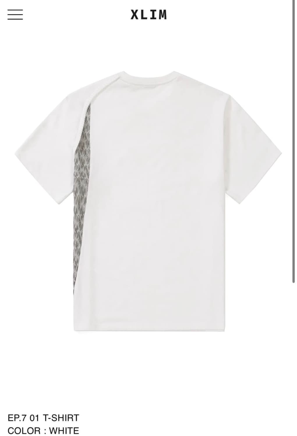 [L] XLIM EP.7 01 T-shirt 상품이미지1