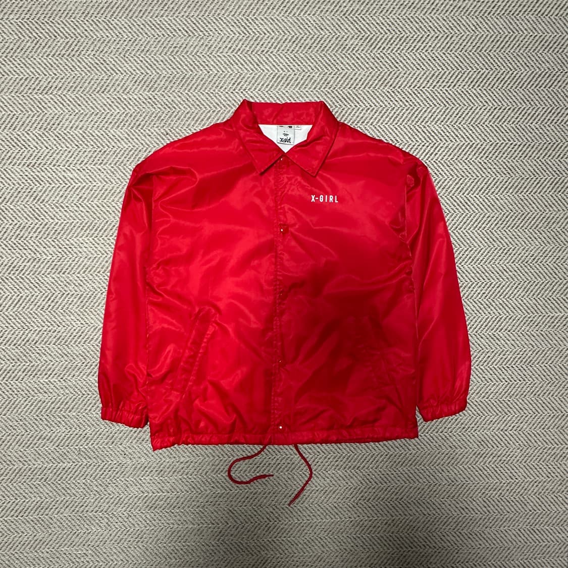X-GIRL coach jacket red 상품이미지1