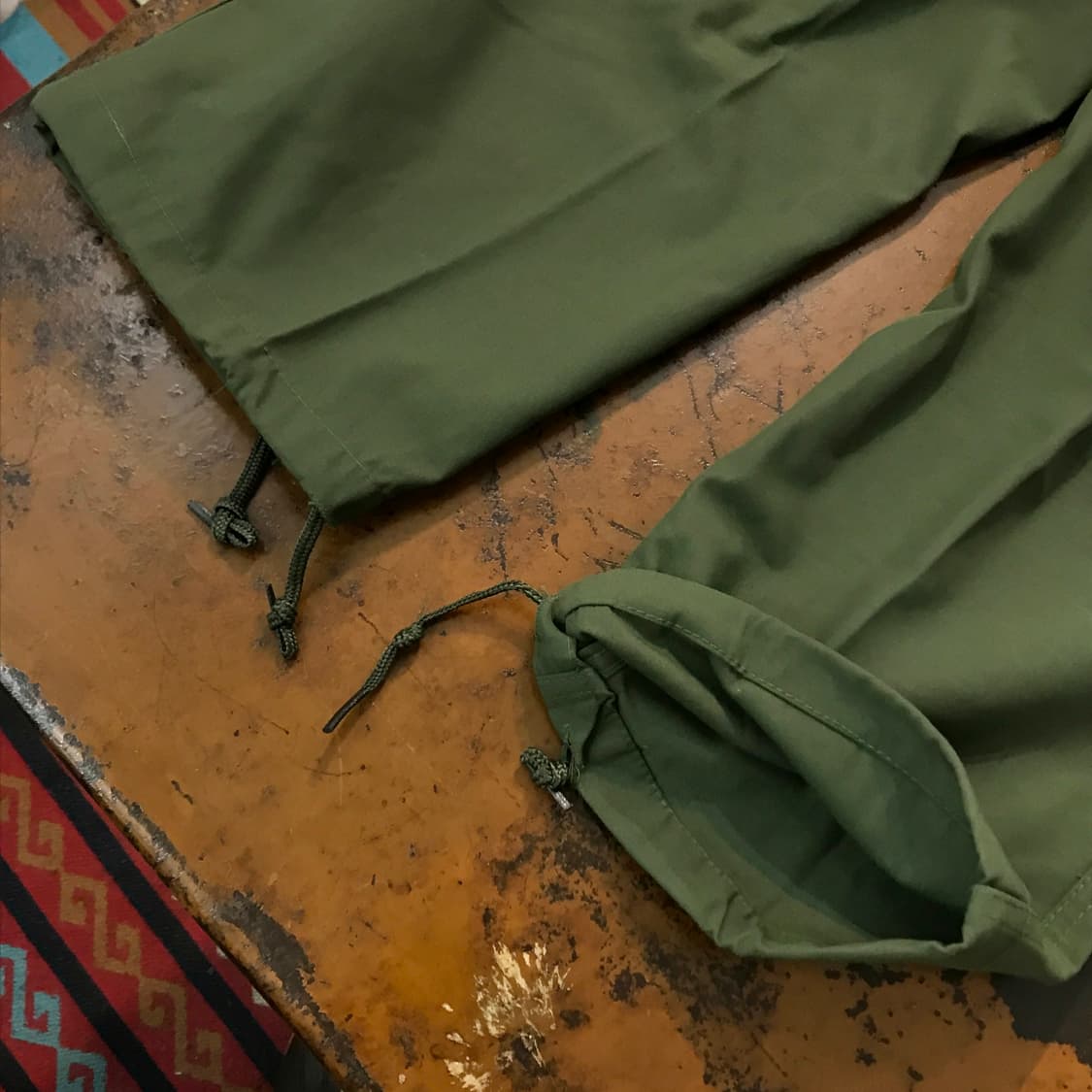 80s Kor 한국군 밀리터리 카고 퍼티그 팬츠 허리 25 사이즈 상품이미지5