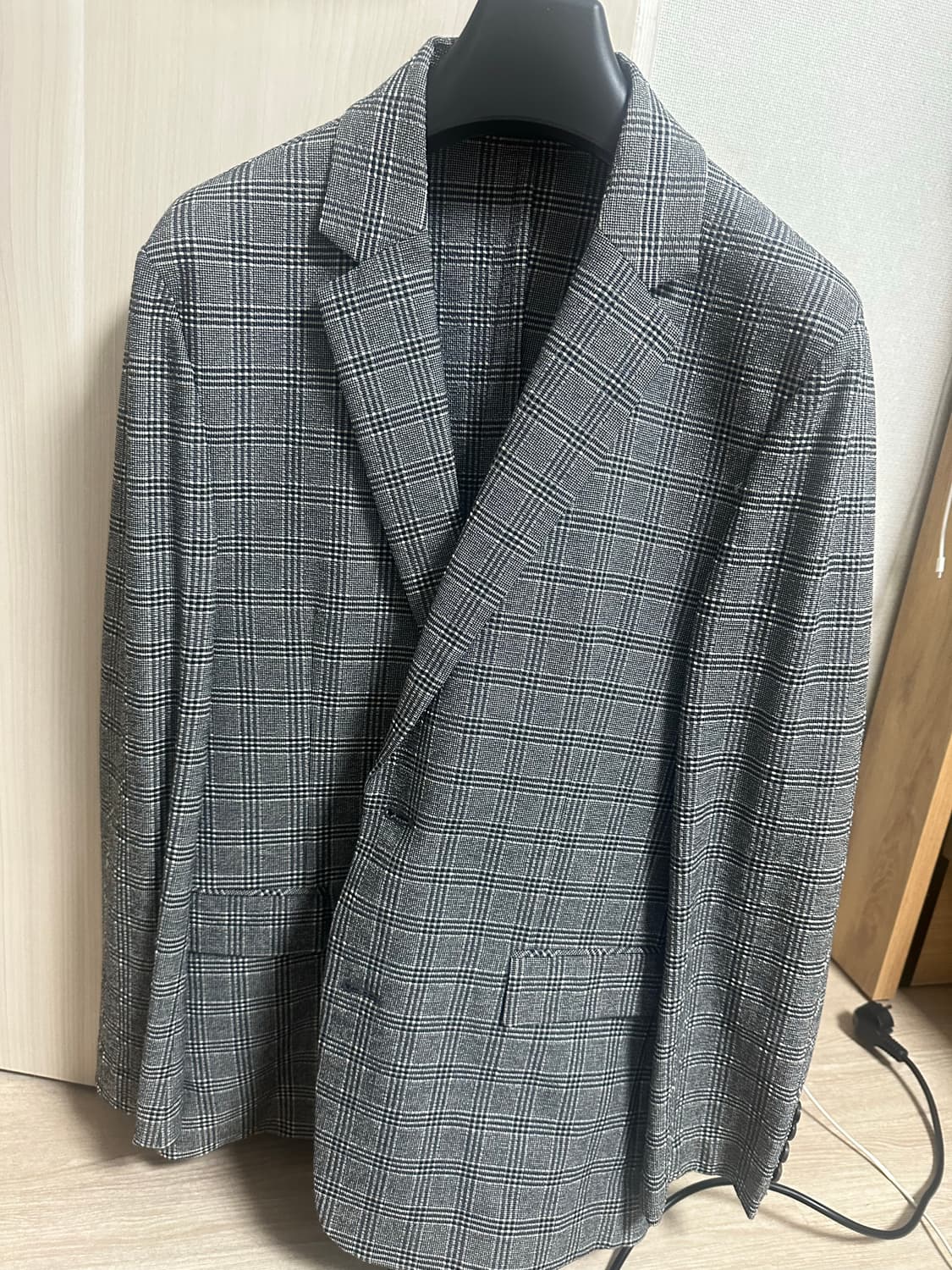 DKNY 체크패턴 마이 그레이 미착용 새상품 상품이미지1