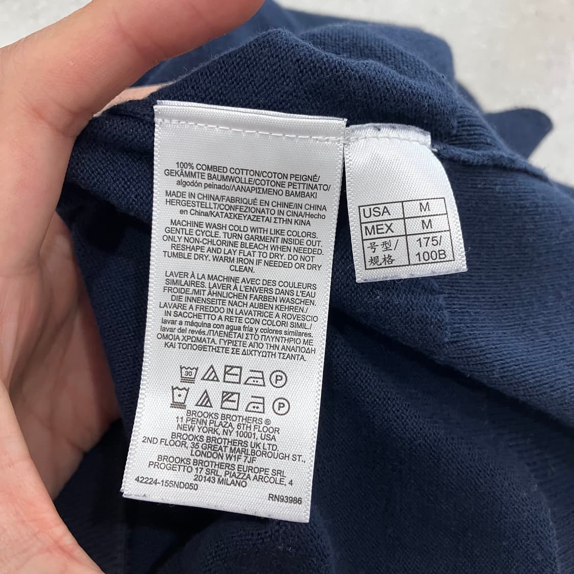 474 브룩스브라더스 코튼니트 반팔 상품이미지3