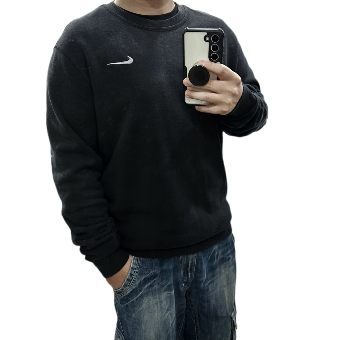 나이키 솔로스우시 맨투맨 블랙 L 100 상품이미지1