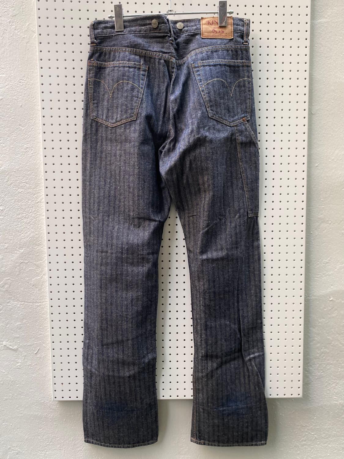 Hysteric Glamour Kinky 헤링본 스트라이프 데님 팬츠 상품이미지5