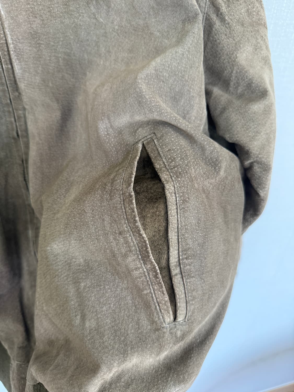 90s robinson 돈피 가죽자켓 XL 상품이미지3