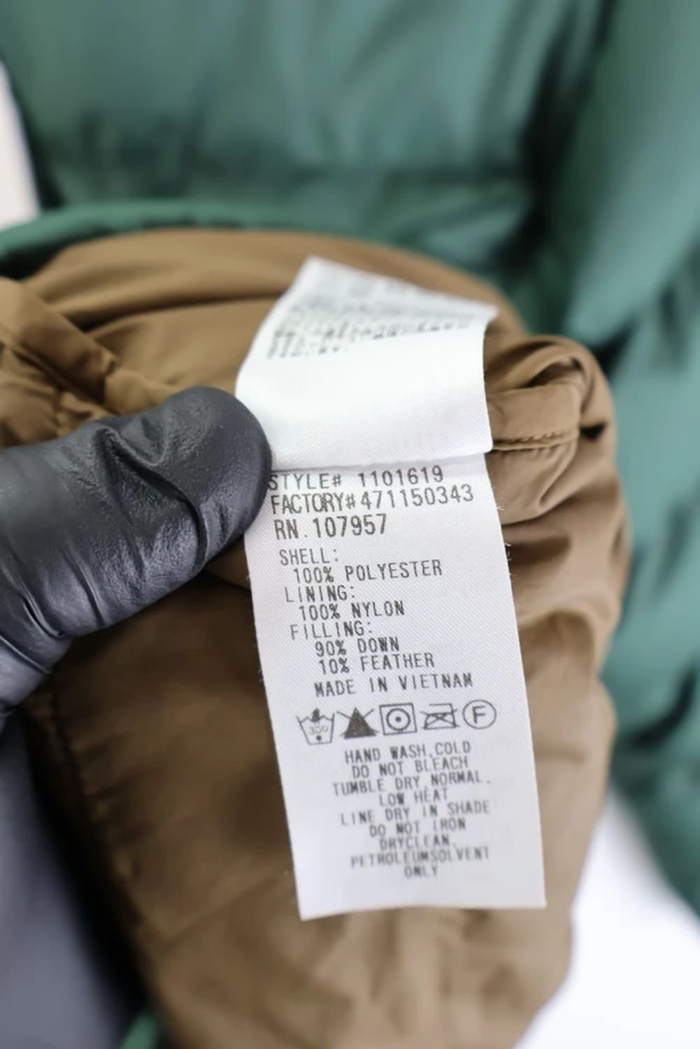 몽벨 그린 경량패딩 상품이미지7