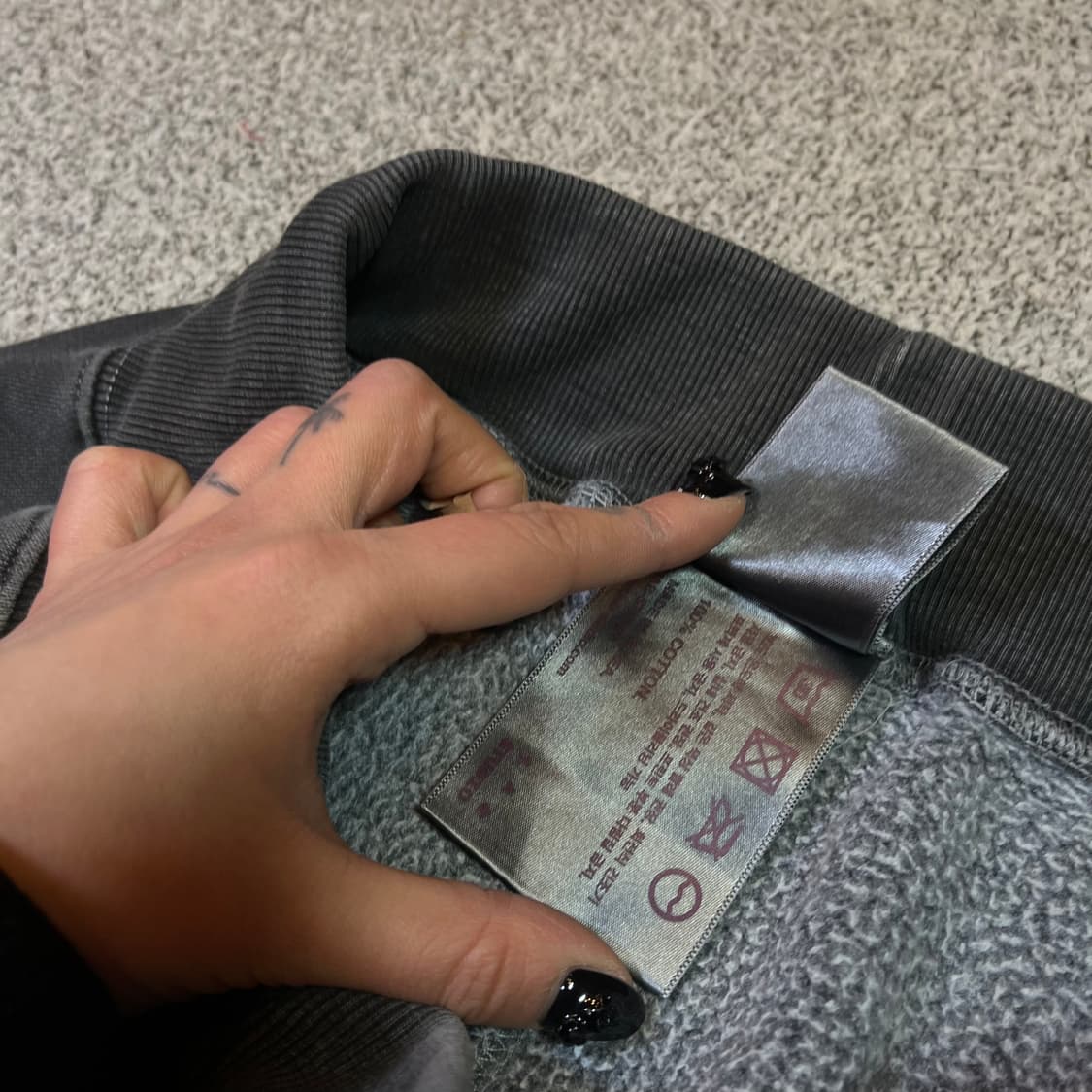 아이앱 스튜디오 블록 피그먼트 스웻 팬츠 상품이미지7