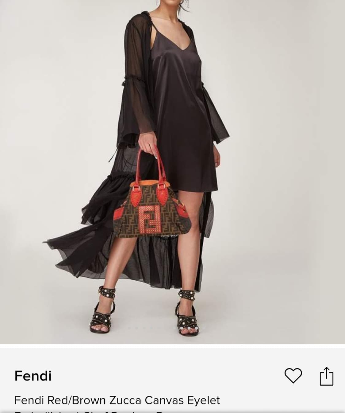 펜디 주카 자가드 토트백 상품이미지10