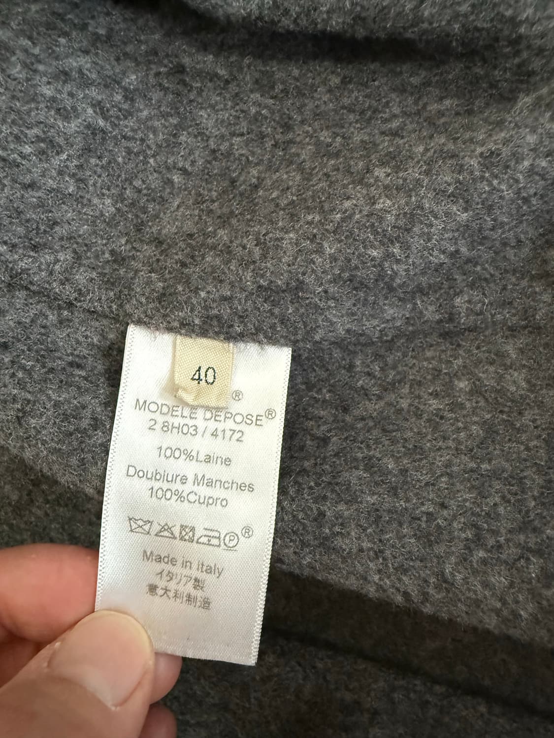 가격내림) 셀린느 그레이 리버시블 코트 38 상품이미지3