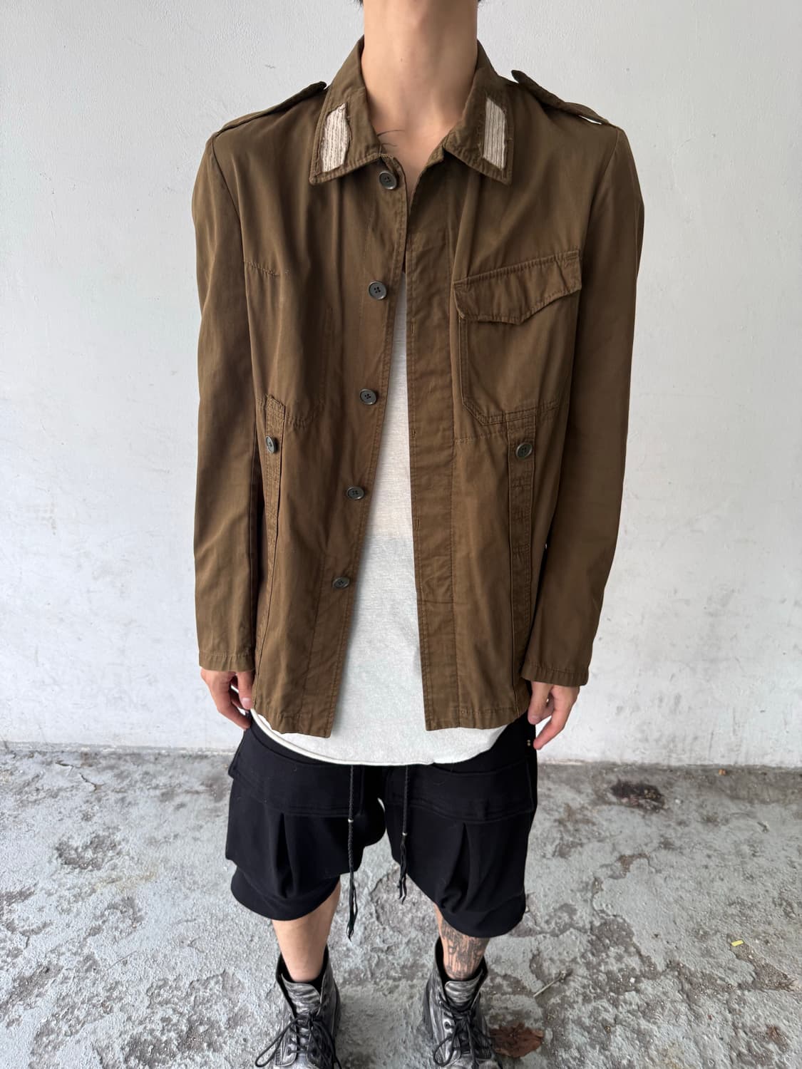 Yohji Yamamoto Military Collar Jacket 상품이미지1