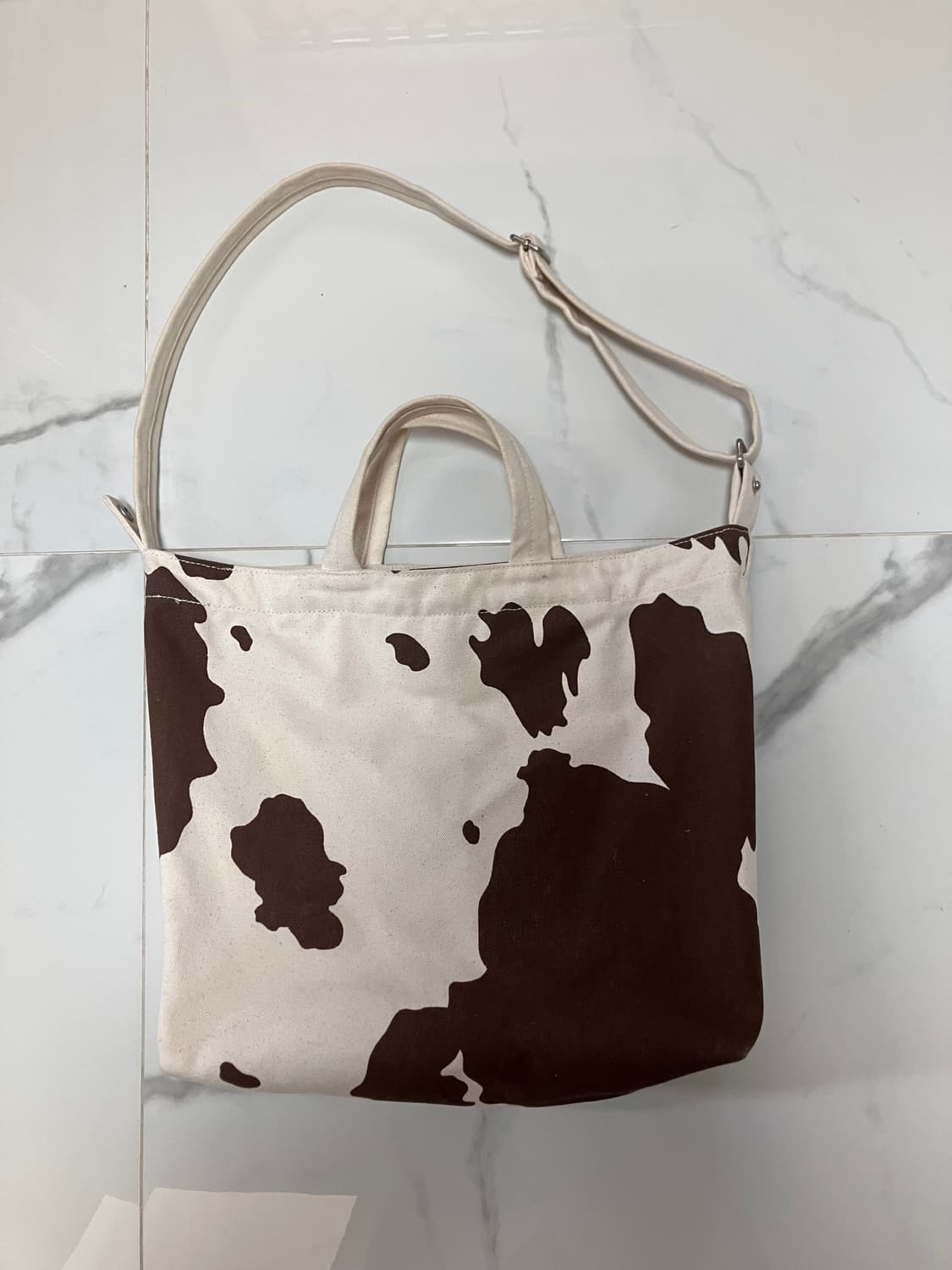 baggu 바쿠백 카우 패턴 캔버스 덕백 토트백 숄더백 크로스백 상품이미지1