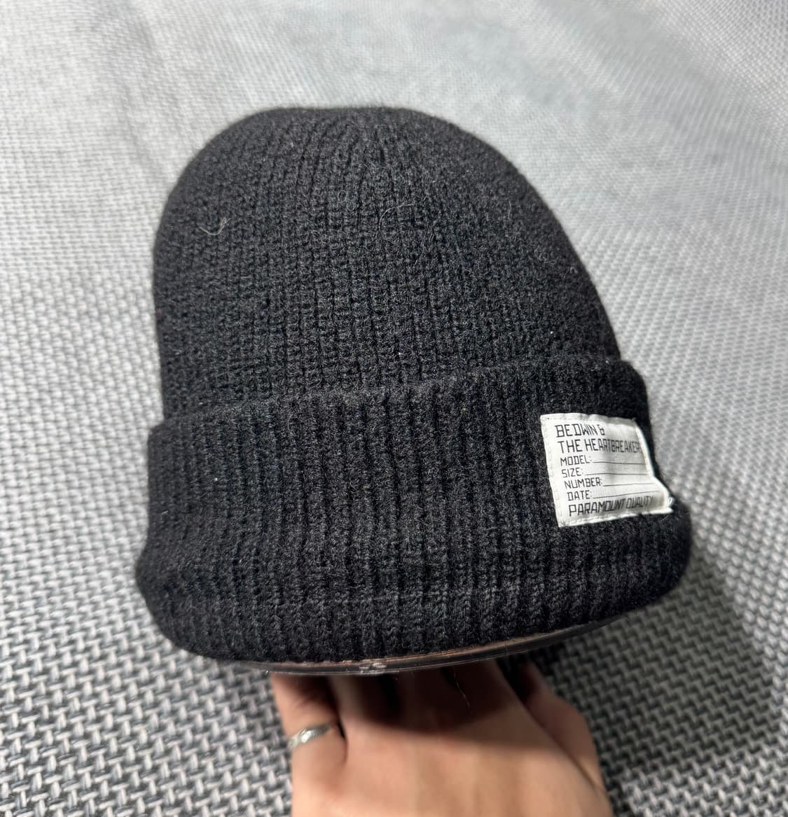 베드윈X어스브레이크 비니 블랙 ( OS/OLD-8228 ) 상품이미지2