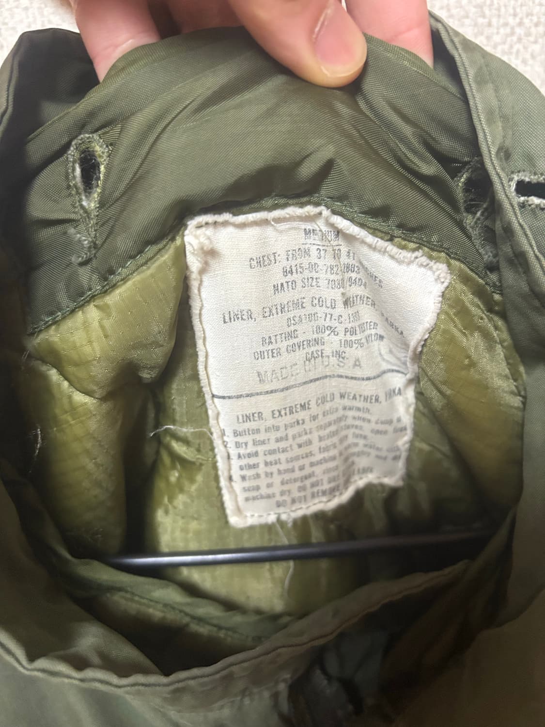 90s 오리지널 m65 피쉬테일 개파카 상품이미지4