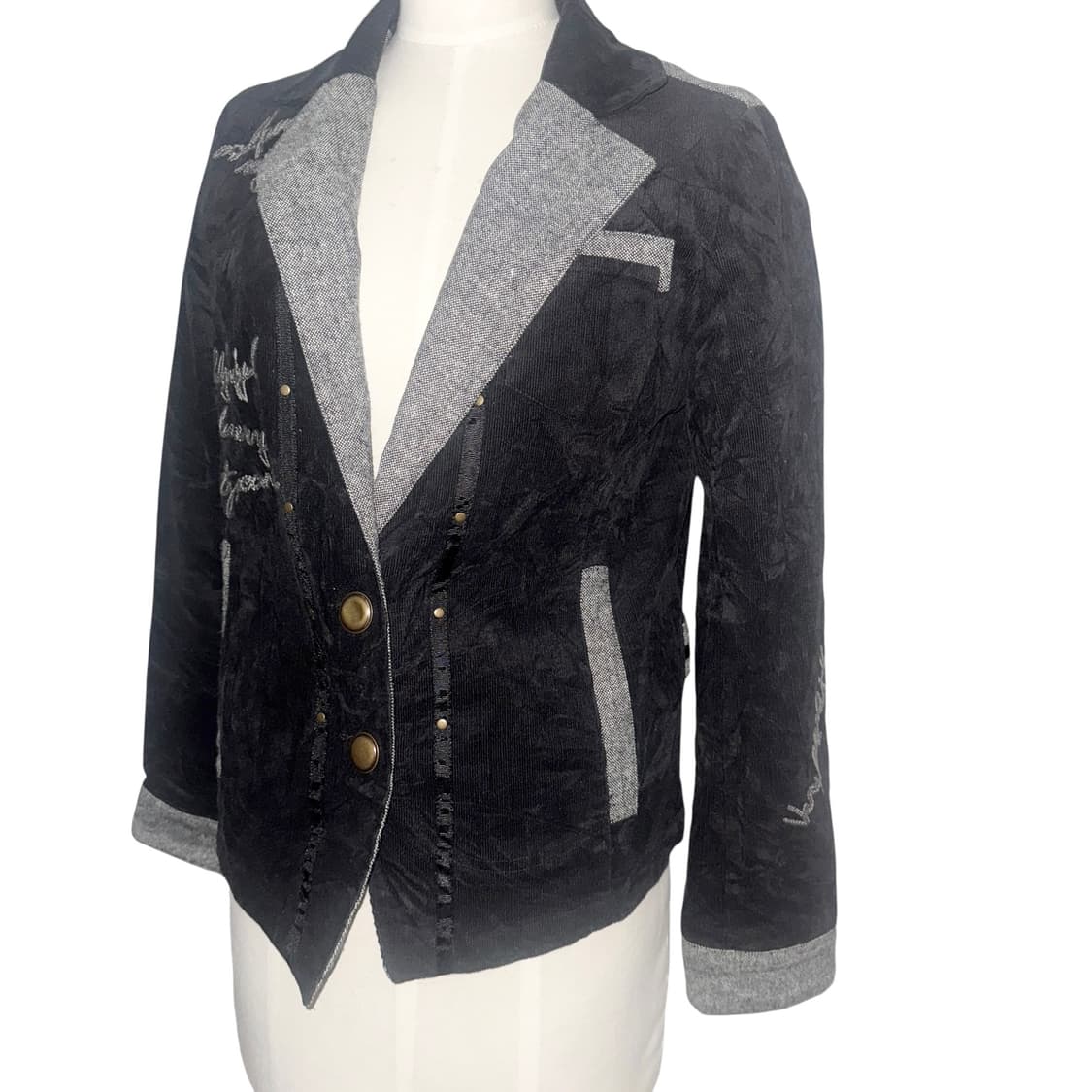 Black gyaru jacket 상품이미지4