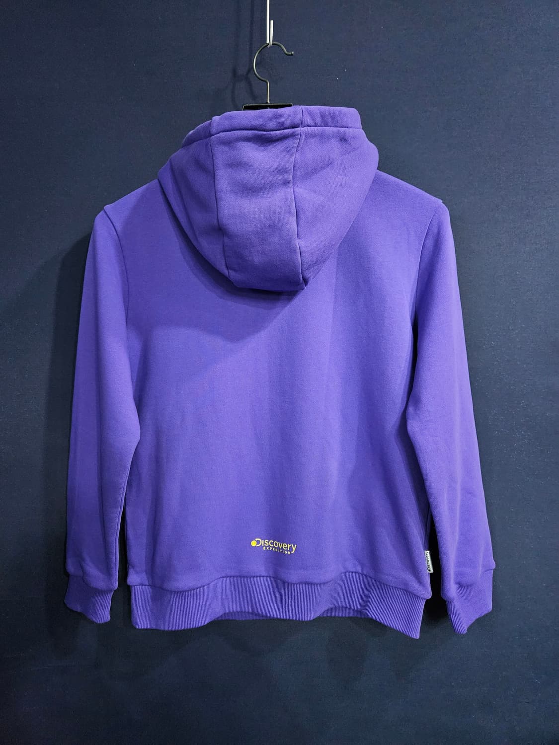 디스커버리 퍼플 남성 95 기모 포켓 후드티  상품이미지2