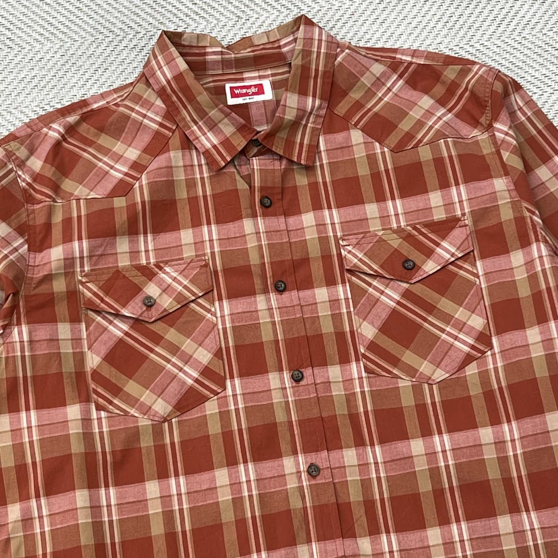 랭글러 웨스턴 체크셔츠 r3375 상품이미지3