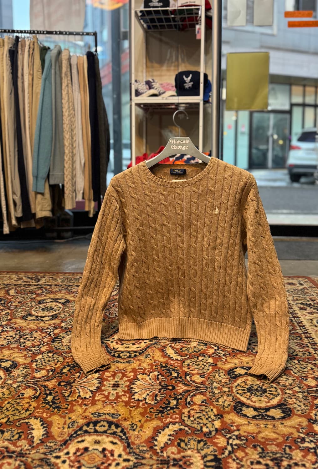 빈티지 폴로 니트 스웨터 XL(M~L) (552) 상품이미지1