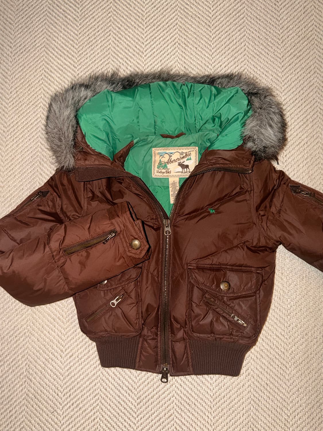 아베크롬비 울프죠 민트초코 패딩 상품이미지1